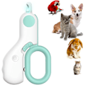 Miniatyrbilde 1 av 5: Klosaks for katt og hund, klosaks for katter og hunder, negleklippere med lys for å unngå negleskader, (grønn)