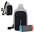 Pikkukuva 2 / 4: Nintendo Switch -laukku reppu matkalaukku suojakotelo USB-latauksella Gray