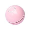 Miniatyrbild 2 av 4: Smart Interaktiv Kattleksak Färgglad LED 360 Graders Självroterande Boll Med Bjällra Och Fjäder USB Uppladdningsbar Kattungeboll Leksak Pink