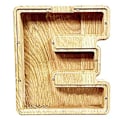 Miniatyrbillede 2 af 4: Træ Monogram Sparegris Stort Bogstav Pengetank Initialer Sparegris Fødselsdagsgave Til Børn A-z E