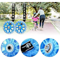 Miniatyrbild 4 av 5: LED Blinkande Cykel Stödhjul Stabilisatorer Kit Blue