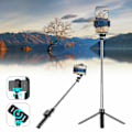 Miniatyrbild 2 av 5: Selfie Stick, Bluetooth Selfie Stick Tripod 3-i-1 Selfie Stick med Bluetooth-fjärrkontroll