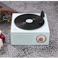 Pikkukuva 3 / 5: Bluetooth-langaton kaiutin, retro vinyylilevy CD-tyylinen soitin. Blue