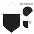 Miniatyrbilde 7 av 8: 3 stk. Nålveggdisplay Bannere Blank Hengende Organizer for Merke Brosje Samlinger Hjemmeinnredning Svart S 0.2