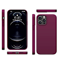 Pikkukuva 1 / 2: Iphone 12 Pro Max Iskunkestävä Nestemäinen Silikoni 6.7 Tuuman Kuori Red