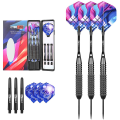 Miniatyrbilde 1 av 5: Target Darts 3 stk 28g Black Hemp Target med hardt dartnålesett