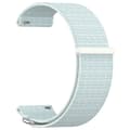 Miniatyrbilde 1 av 5: [LCS] For Garmin Venu X1 håndleddsstropp Magic Tape Nylon Loop klokkereim med metallring Multicolor Light Cyan