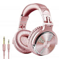 Pikkukuva 1 / 5: Korvan peittävät kuulokkeet, langalliset basso-kuulokkeet 50 mm:n elementillä, kokoontaitettavat kevyet kuulokkeet mikrofonilla äänitykseen pink