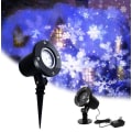 Miniatyrbilde 3 av 4: Juleprojektorlys, Xmas LED-projeksjonslampe white Australian standard plug