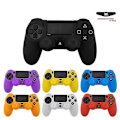 Miniatyrbilde 2 av 5: Beskyttelsesetui for kontroller, mykt silikongel-gummideksel for PS4 Pro Slim gamepad Red camo