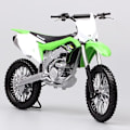 Pikkukuva 1 / 5: 1:10 mittakaavan suuri Kawasaki KX 250F Motocross