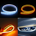 Miniatyrbilde 3 av 5: Bil LED Lyslist Frontlykter DRL Dynamiske Blinklys Bil Lyslist