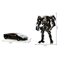 Miniatyrbillede 5 af 5: Transformationsrobot Legetøj 4 Mørk Lockdown Robot Bil Figurer Filmversion Deformeret Bil Legetøj Børns Fødselsdagsgave Lockdown