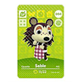 Miniatyrbillede 1 af 2: Nfc Spilkort til Animal Crossing, ch Amiibo Wii U - 004 Sable