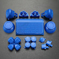 Miniatyrbild 1 av 5: Yuxi komplett set joysticks dpad r1 l1 r2 l2 riktningsknapp abxy knappar jds 040 jds-040 Kompatibel med Sony PS4 Pro Slim-handkontroll Blue