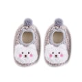 Miniatyrbillede 1 af 5: Baby Småbørn Anti-slip Fuzzy Sutsko Gulv Åndbare Tykke Sko Strømper gray 0-6months