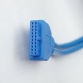 Miniatyrbilde 2 av 3: Usb 3.0 Bakpanel Utvidelseskonsoll Til 20-pinners Headerkabel (2-port)