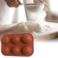 Miniatyrbillede 4 af 4: Silikone Kageform Halv Kugle Bageform Isterning Chokolade Gelé Lys DIY Silikone Bakke Bageværktøj Køkkentilbehør