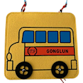Miniatyrbild 1 av 5: Busy Board, pedagogisk reseleksak för att lära sig grundläggande klädfärdigheter set1
