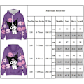 Miniatyrbild 4 av 4: Rundhalsad hoodie för barn, höst och vinter, avslappnade barnkläder, långärmad 130cm