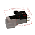 Miniatyrbilde 3 av 3: Platespiller tilbehør 2 stk platespiller pickup erstatning