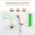 Miniatyrbilde 7 av 7: Digital Hørselshjelp Ge-t10 USB Oppladbar Lydforsterker Hørselshjelper 35 Timer Batterilevetid med Adapter 4 Silikontupper og Rengjøringsbørste B