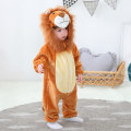 Miniatyrbild 2 av 5: Reedca Toddler Dinosaur Kostym Barn Söt Huvad Onesie Djurkostym Halloween Male Lion 12-18 Months