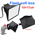 Miniatyrbillede 4 af 5: Universal Bærbar Flash Diffuser Softbox 15 X 17cm Kompatibel med Kamera S