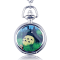 Miniatyrbillede 1 af 2: Totoro Min Nabo Kvarts Lommeur Vedhæng Halskæde Lang Kæde
