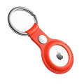 Miniatyrbillede 1 af 4: AirTag beskyttelsesærme, læder all-inclusive anti-drop anti-tab nøglering red