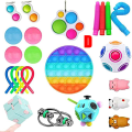Miniatyrbild 1 av 4: Sensorisk Fidget Leksak Set Fidget Leksakspaket Tryck Bubbla Pop Fidget Leksak För Personer Med Särskilda Behov Stress D