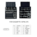 Miniatyrbilde 6 av 11: Tpm2.0 Sikkerhetsmodul Støtter Fleremerke Hovedkort 20- black 18pin lpc for ASROCK