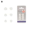 Udskiftnings-ørepropper til Bowers & Wilkins PI8 - 6 silikone-ørepropper (3 størrelser) White