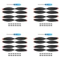 32 st 4726 propeller för DJI Mini 2 drönarpropellerbladvingdelar G black  orange