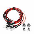 Pikkukuva 5 / 5: 4 LED-valosarjaa RC-autoihin ja -kuorma-autoihin
