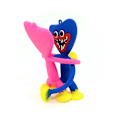 Miniatyrbillede 4 af 4: Poppys Playtime Huggy Wuggy Nøglering Silikone Vedhæng Kawaii Fidget Legetøj Pink