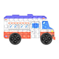 Miniatyrbild 3 av 4: Push Pop Bubbla Fidget Sensorisk Leksak Stresslindring För Hemma Skola Och Kontor För Barn Vuxen Police Car