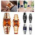 Miniatyrbillede 1 af 5: Herre Dame Quartz Analog Digital Vandtæt Ur Black Men-40MM