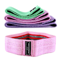 Miniatyrbild 2 av 5: Inomhus Träning 1st Unisex Fitness Elastiskt Band För Sport Ben Lår Glutes Rumpa Knäböj 3 Nivåer Motstånd Gymband Purple