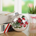 Miniatyrbild 2 av 4: Julgransprydnader dekoration transparent jul DIY boll fes