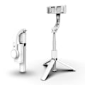 Miniatyrbillede 1 af 5: Håndholdt Gimbal Stabilisator Mobiltelefon Selfie Stick Holder Justerbart Stativ Kompatibel med Iphone Xiaomi Redmi Huawei Samsung Android L08 White