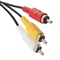 Pikkukuva 4 / 4: Audio Video AV -kaapeli RCA Playstation Ps1, Ps2 ja Ps3 -pelikonsoleille