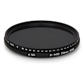 Miniatyrbillede 3 af 5: Fader Variabelt ND Filter Justerbart ND2 til ND400 Neutral Density Kompatibelt med Kameraobjektiv 72mm