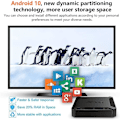 Pikkukuva 5 / 5: X96Q Android 10.0 Suoratoistomedia soitin 4K Neliydin TV-boksi Kaikki