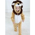 Miniatyrbild 2 av 5: Reedca Toddler Dinosaur Kostym Barn Söt Huvad Onesie Djurkostym Halloween Lion 24-30 Months