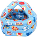 Miniatyrbilde 3 av 6: Babyhjelm Beskyttelse for spedbarnshode Beskyttende hatt for småbarn Bomull Justerbar sikkerhetshjelm for å lære å klatre og gå Blue