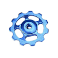 Miniatyrbild 1 av 5: 1 st Mode Portabel Cykel Bakväxel Trissa Legering 11t Hjuldelar Utomhus Cykel Rulle Hjul Blue