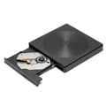 CD/DVD-läsning och -bränning USB3.0 extern optisk enhet kompatibel med PC, bärbar dator, notebook Black