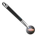 Miniatyrbillede 1 af 5: USB Lysbuelighter Elektrisk Lighter Flammeløs Lang Buelighter f Black