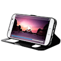 Miniatyrbillede 3 af 4: Samsung Galaxy S7 Dual Windows Case Cover - Sort - Fuld Beskyttelse